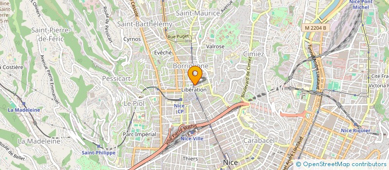 localisation de l'entreprise BOULANGERIE DU LYON à NICE