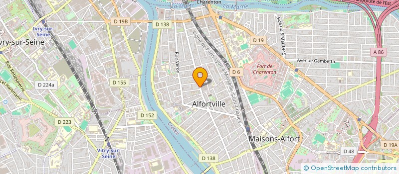 localisation de l'entreprise BOULANGERIE DU MARCHE à ALFORTVILLE