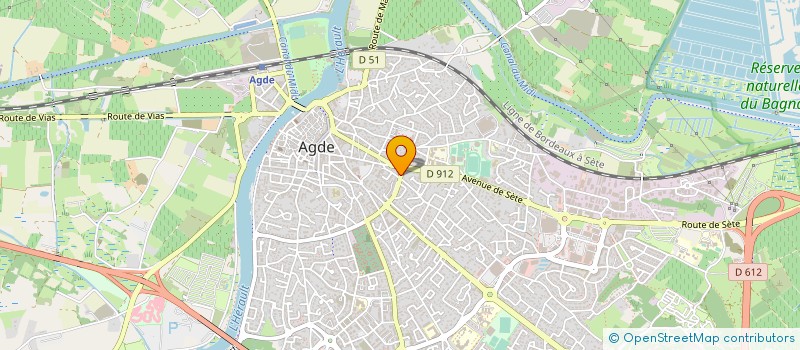 localisation de l'entreprise BOULANGERIE DU MONACO à AGDE