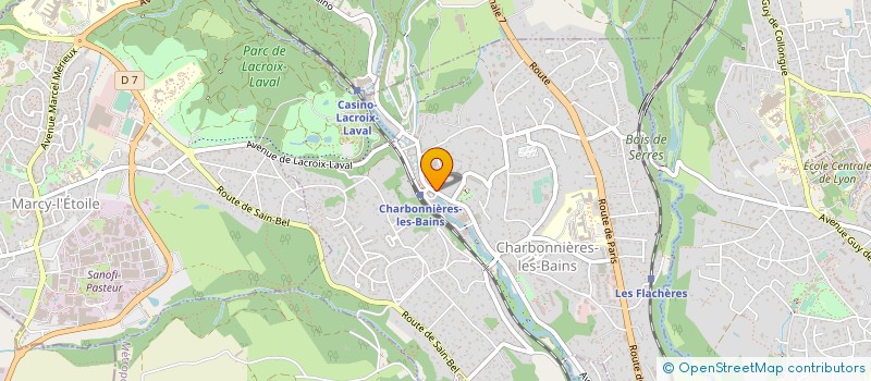 localisation de l'entreprise BOULANGERIE DU MOULIN à CHARBONNIERES-LES-BAINS