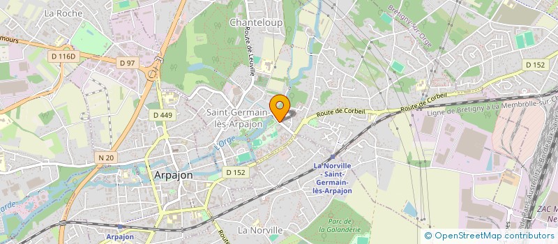 localisation de l'entreprise BOULANGERIE DU MOULIN à SAINT-GERMAIN-LES-ARPAJON