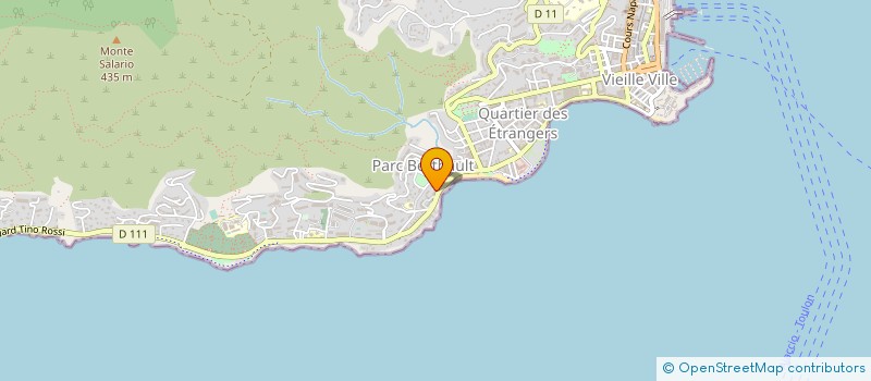 localisation de l'entreprise BOULANGERIE DU PARC BERTHAULT à AJACCIO