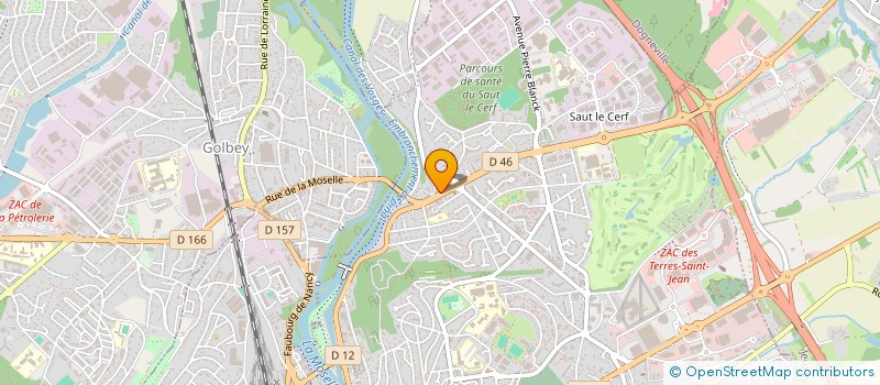localisation de l'entreprise BOULANGERIE DU SAUT LE CERF à EPINAL