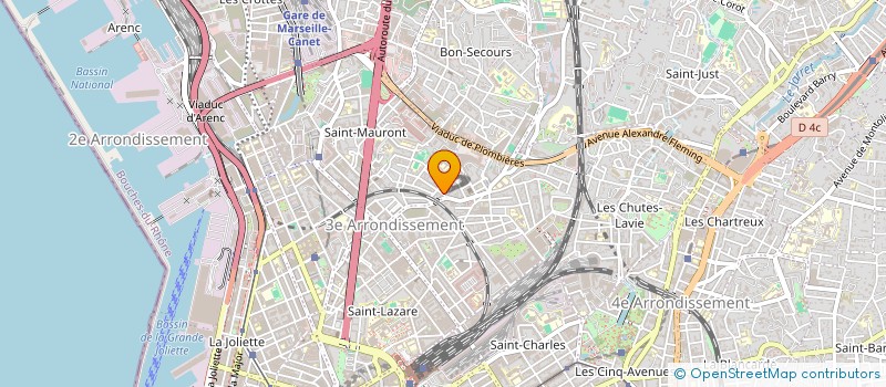 localisation de l'entreprise BOULANGERIE DU SOLEIL à MARSEILLE
