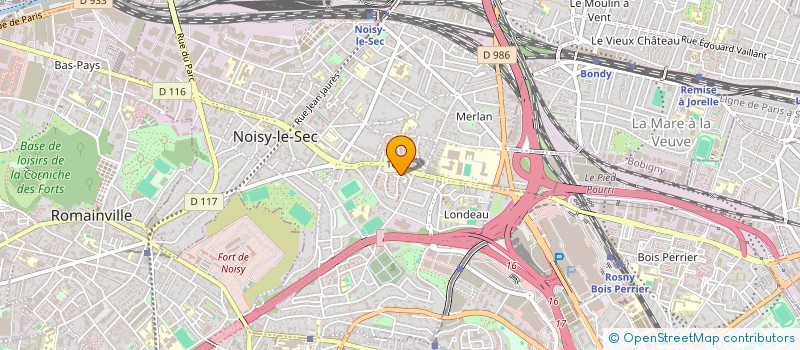 localisation de l'entreprise BOULANGERIE DU SQUARE à NOISY-LE-SEC
