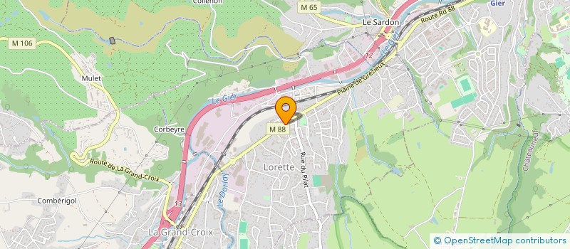 localisation de l'entreprise BOULANGERIE DU TOTEM  LORETTE