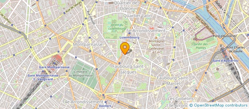 localisation de l'entreprise BOULANGERIE DU VAL DE GRACE  PARIS