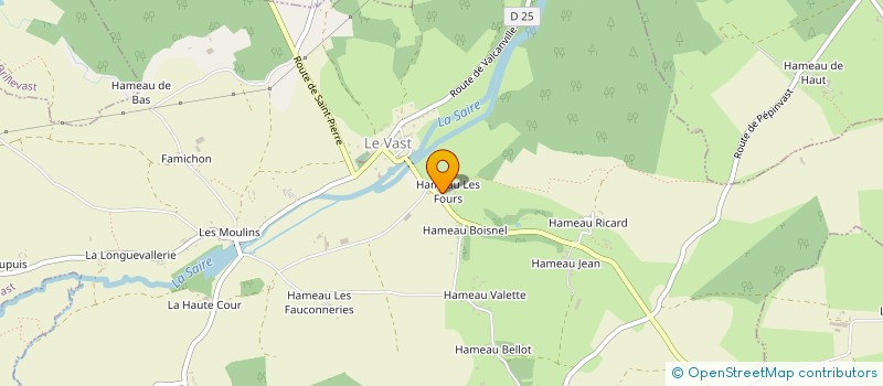 localisation de l'entreprise BOULANGERIE DU VAST  LE VAST