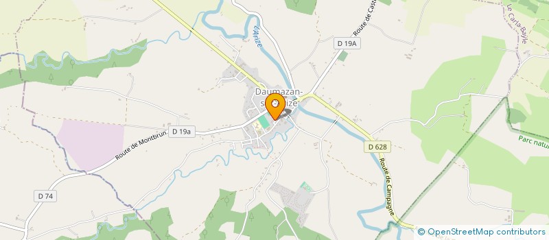 localisation de l'entreprise BOULANGERIE DU VILLAGE à DAUMAZAN-SUR-ARIZE