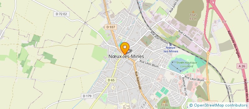 localisation de l'entreprise BOULANGERIE DUBOIS VALERIE  NUX-LES-MINES