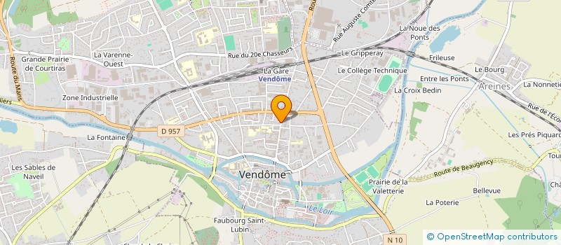 localisation de l'entreprise BOULANGERIE DUBREUIL  VENDOME