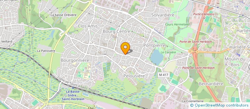 localisation de l'entreprise BOULANGERIE DUCHET  SAINT-HERBLAIN