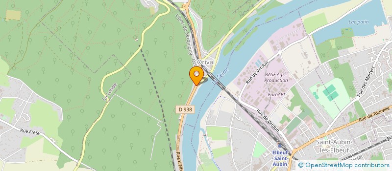 localisation de l'entreprise BOULANGERIE DUHAMEL  ORIVAL
