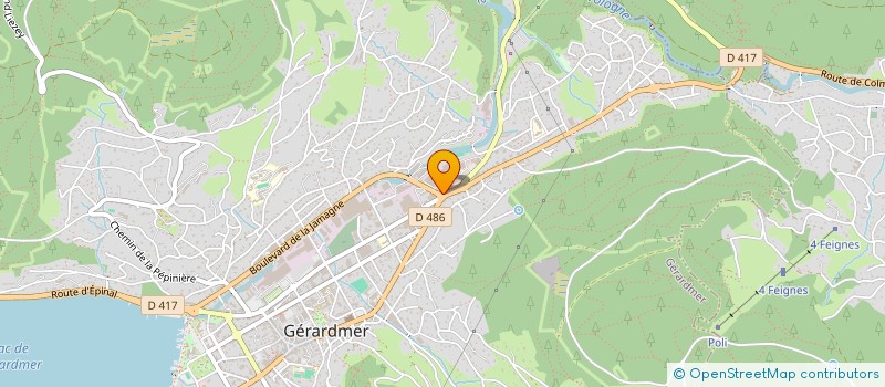 localisation de l'entreprise BOULANGERIE EGE à GERARDMER