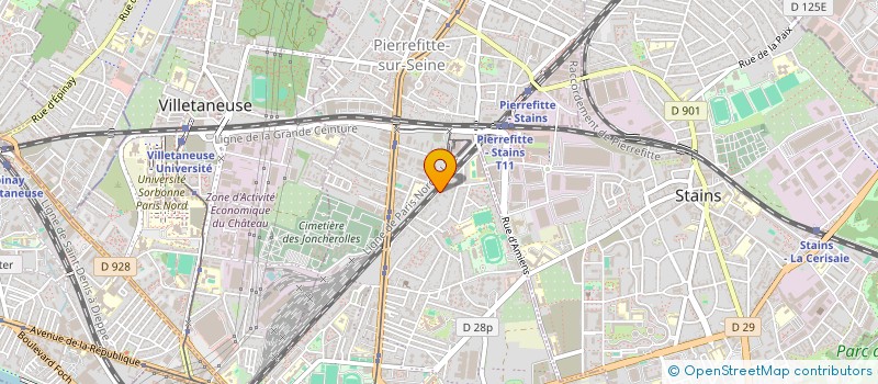 localisation de l'entreprise BOULANGERIE EMIR à PIERREFITTE-SUR-SEINE