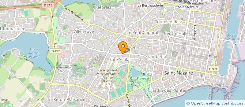 localisation de l'entreprise BOULANGERIE EPI D'ORGE  SAINT-NAZAIRE