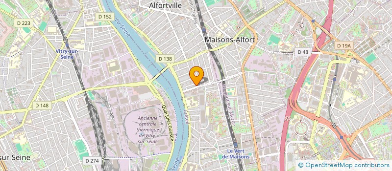localisation de l'entreprise BOULANGERIE ET PATISSERIE LA CARNAISE à ALFORTVILLE