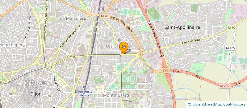 localisation de l'entreprise BOULANGERIE FAMILIALE OUDOT à DIJON