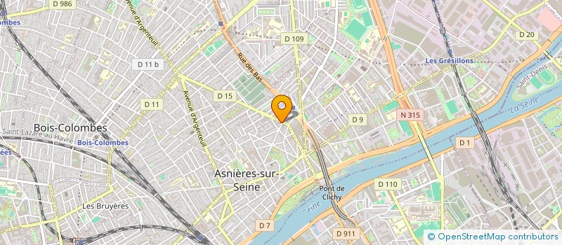 localisation de l'entreprise BOULANGERIE FES à ASNIERES-SUR-SEINE