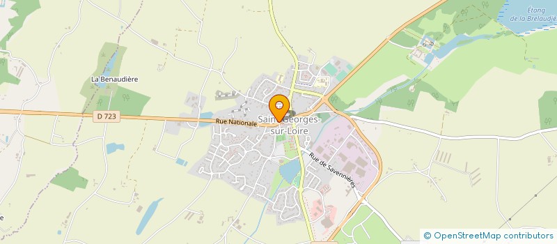 localisation de l'entreprise BOULANGERIE FLORELLA  SAINT-GEORGES-SUR-LOIRE