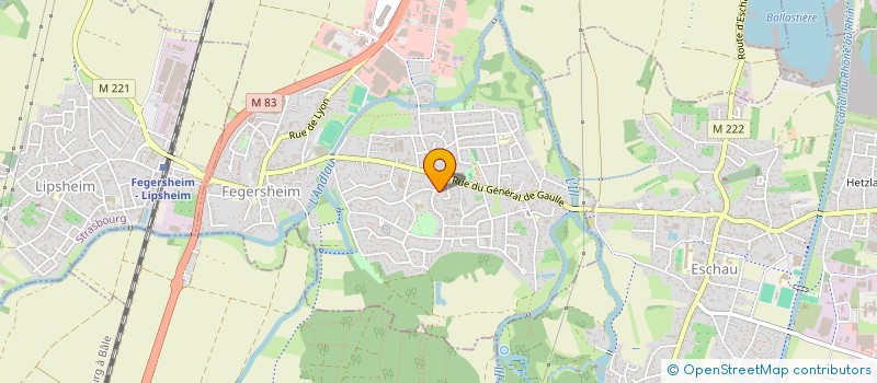 localisation de l'entreprise BOULANGERIE FRANCK PARIS  FEGERSHEIM