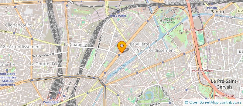 localisation de l'entreprise BOULANGERIE GAM  PARIS