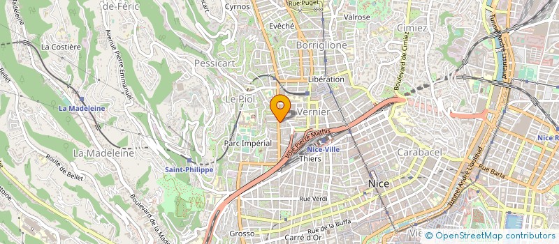 localisation de l'entreprise BOULANGERIE GAMBETTA à NICE