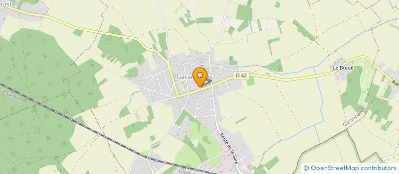 localisation de l'entreprise BOULANGERIE GARANCIERES  GARANCIERES