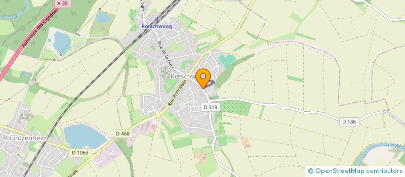 localisation de l'entreprise BOULANGERIE GENTNER  RSCHWOOG