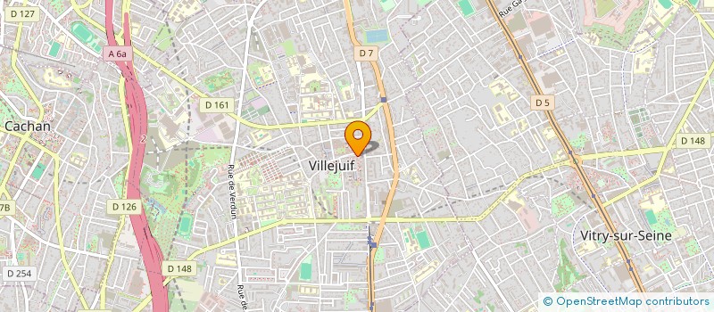 localisation de l'entreprise BOULANGERIE GEORGES à VILLEJUIF