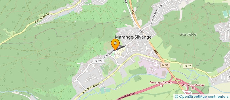 localisation de l'entreprise BOULANGERIE GILSON à MARANGE-SILVANGE