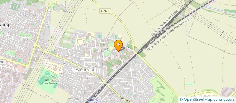 localisation de l'entreprise BOULANGERIE GONESSE  GONESSE