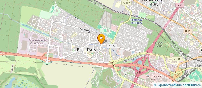 localisation de l'entreprise BOULANGERIE GR  BOIS-D'ARCY