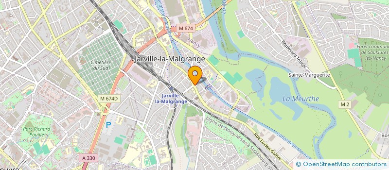 localisation de l'entreprise BOULANGERIE GRANDMAIRE JARVILLE  JARVILLE-LA-MALGRANGE