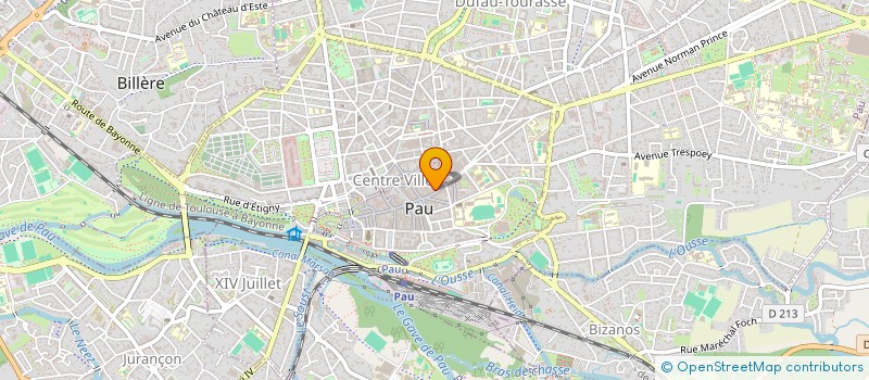 localisation de l'entreprise BOULANGERIE GRANGE à PAU