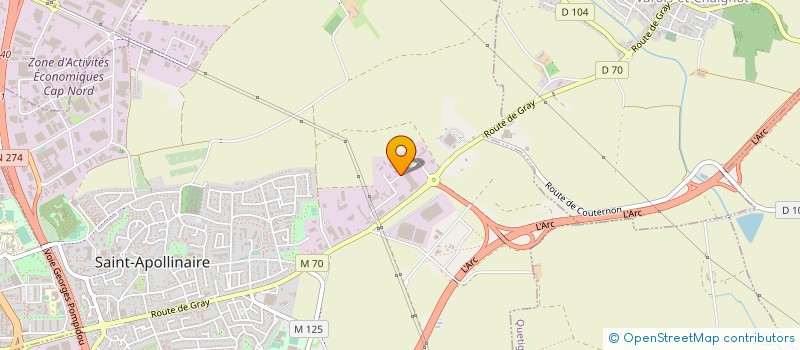 localisation de l'entreprise BOULANGERIE GUSTAVEUR GASSIN - SAINT TROPEZ  SAINT-APOLLINAIRE