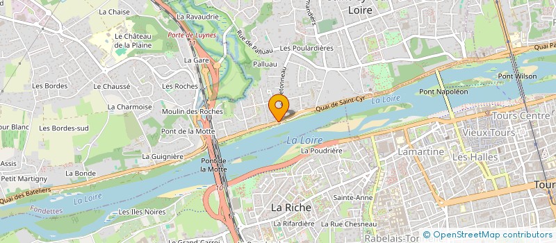 localisation de l'entreprise BOULANGERIE HARDOUIN  SAINT-CYR-SUR-LOIRE