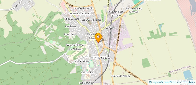 localisation de l'entreprise BOULANGERIE HARDY à BRIENNE-LE-CHATEAU