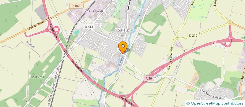 localisation de l'entreprise BOULANGERIE HEBERT  SALOUEL