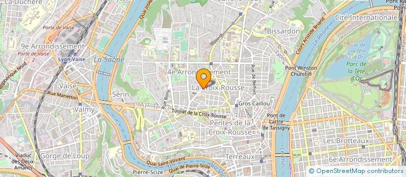 localisation de l'entreprise BOULANGERIE HENRY à LYON