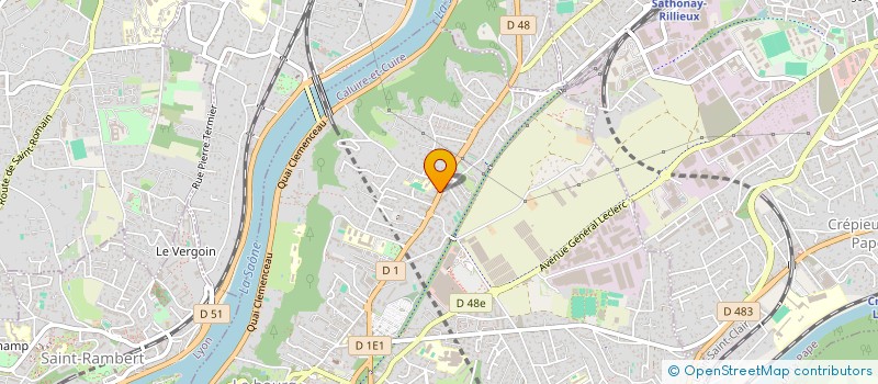 localisation de l'entreprise BOULANGERIE HOREB  CALUIRE-ET-CUIRE