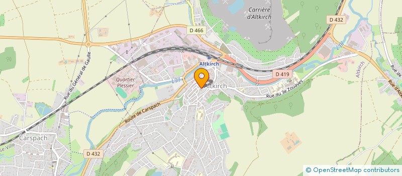 localisation de l'entreprise BOULANGERIE INFANTI à ALTKIRCH