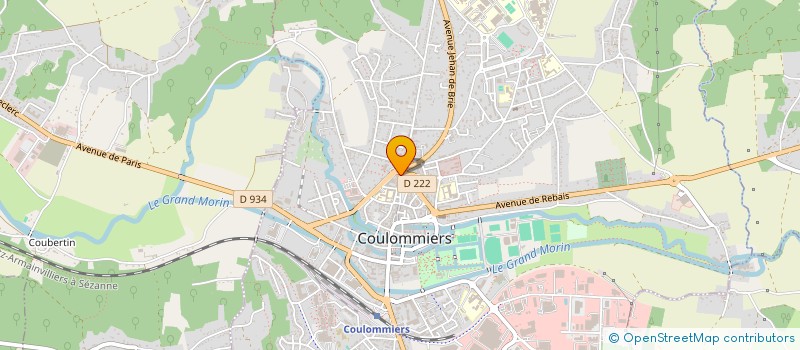 localisation de l'entreprise BOULANGERIE IYED à COULOMMIERS