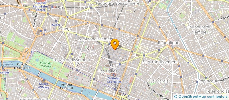 localisation de l'entreprise BOULANGERIE JOSEPH III à PARIS
