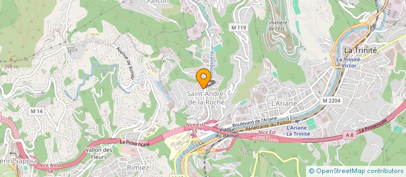 localisation de l'entreprise BOULANGERIE L'ATELIER DE PAIN PAIN  SAINT-ANDRE-DE-LA-ROCHE