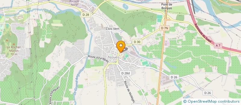 localisation de l'entreprise BOULANGERIE L'AVENIR  NOVES