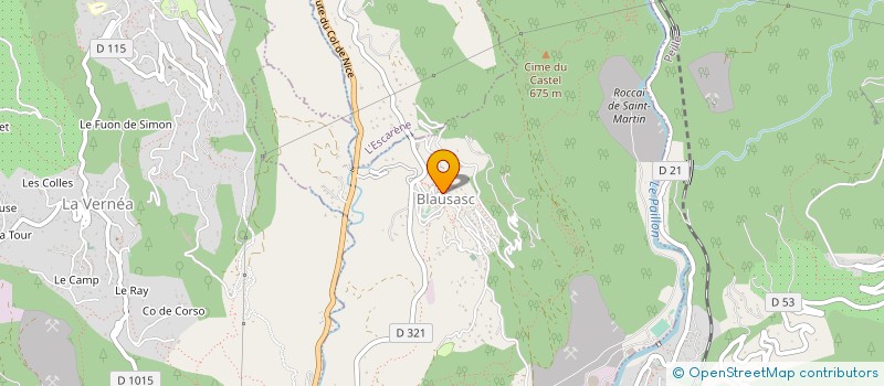 localisation de l'entreprise BOULANGERIE L'ENGOULEVAIN  BLAUSASC