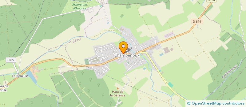 localisation de l'entreprise BOULANGERIE LA CAMPUSSIENNE  CHAMPENOUX