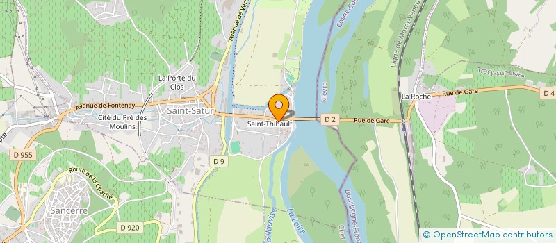 localisation de l'entreprise BOULANGERIE LA CHAPELLE  SAINT-SATUR