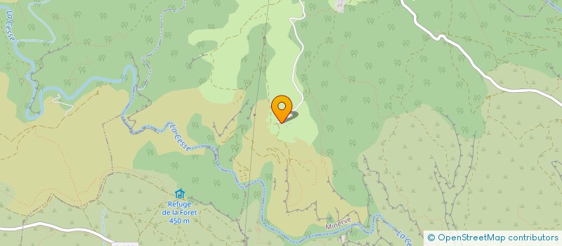 localisation de l'entreprise BOULANGERIE LA COMPAGNE  MINERVE